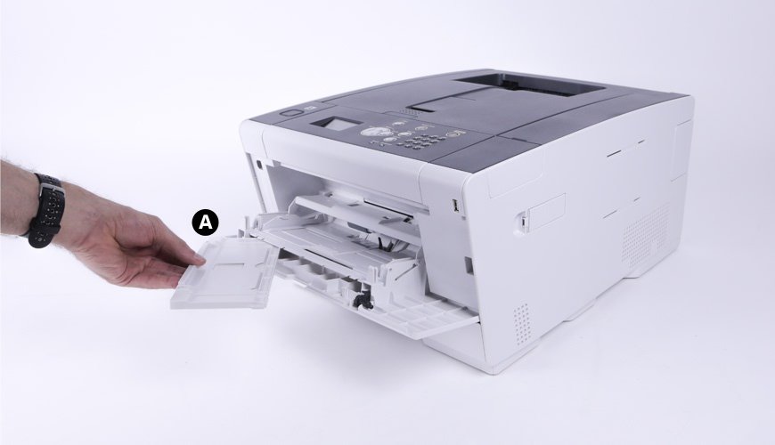 remove-oki-c532-paper-tray