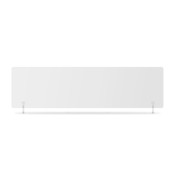 naw037 - 520x140mm Clear Acrylic