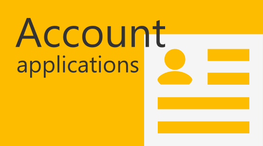 Shop Account Applications Apply for a Shop Account