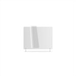 nrw003w - 9x7in White Wet Reflective