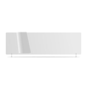 nrw038w - White 520x152mm Wet Reflective