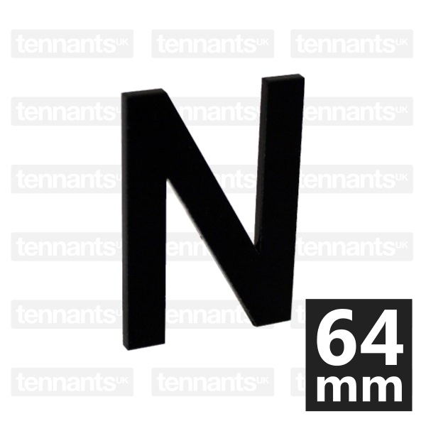 true-3d-64mm-letter-n