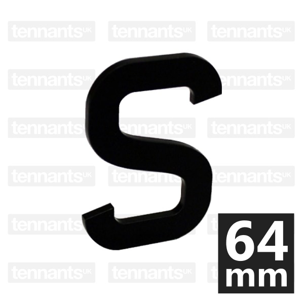 true-3d-64mm-letter-s