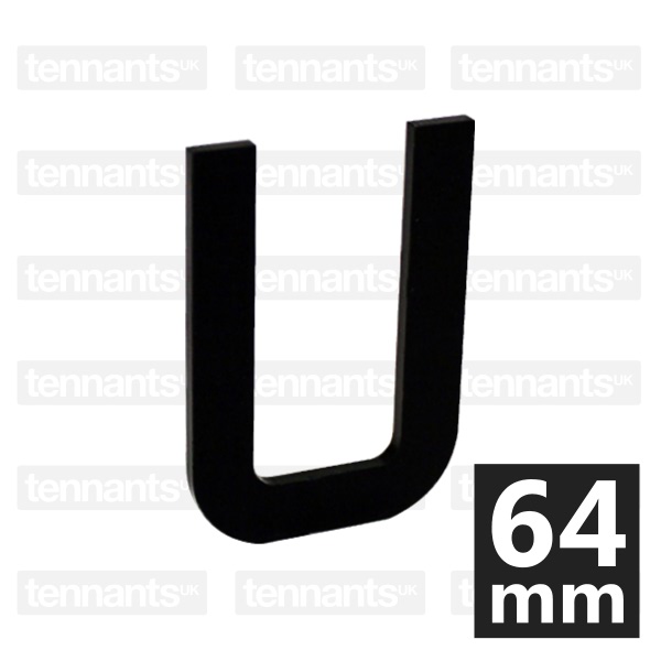 true-3d-64mm-letter-u