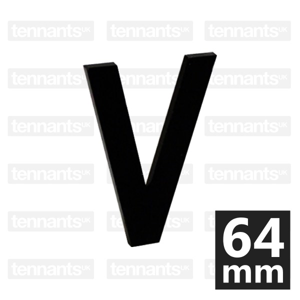 true-3d-64mm-letter-v