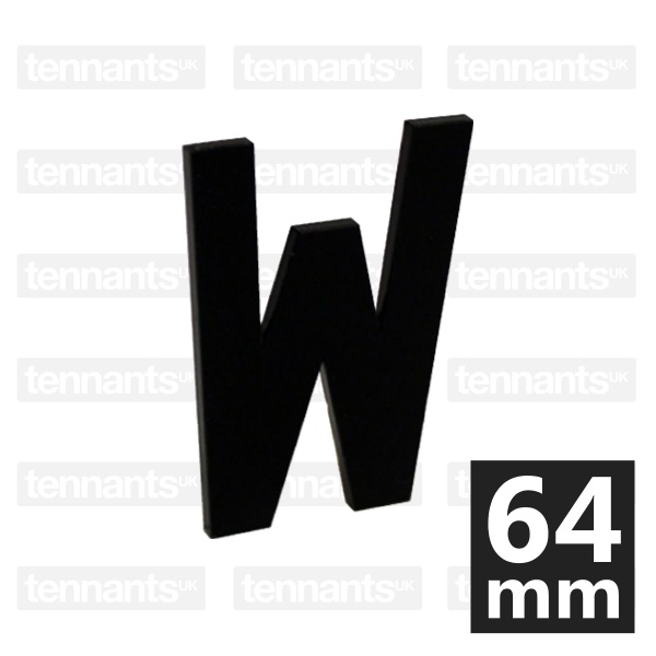 true-3d-64mm-letter-w