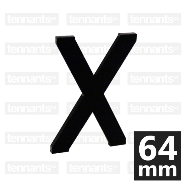 true-3d-64mm-letter-x