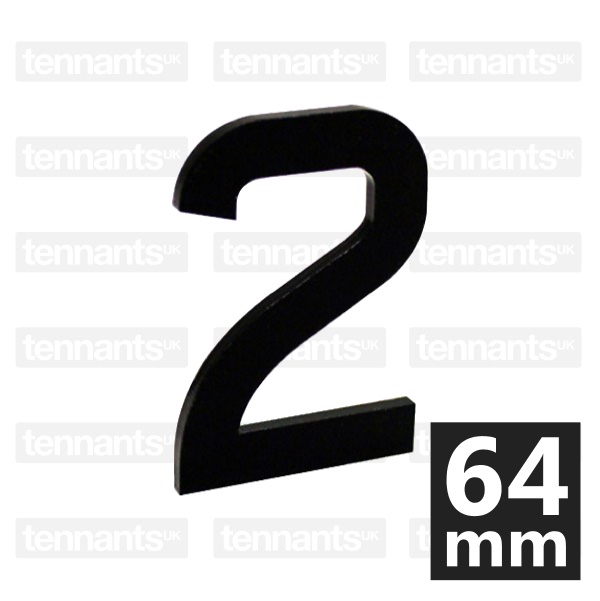 true-3d-64mm-number-2