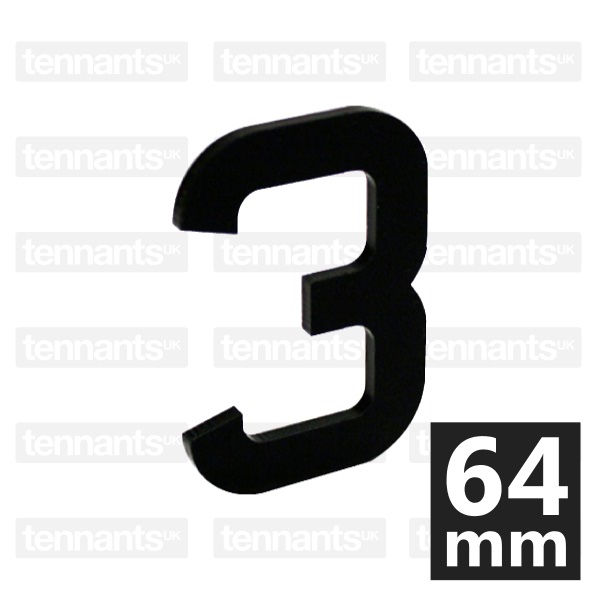 true-3d-64mm-number-3