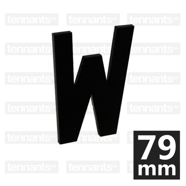 true-3d-79mm-letter-w