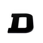 True 3D Letter D