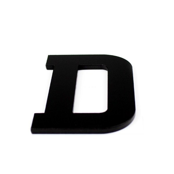 True 3D Letter D