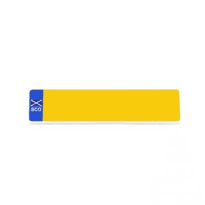 nrd001ypsco Yellow SCO Flag Reflective