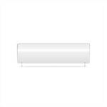 lg033w - 406x111mm White LG EnviroPlate
