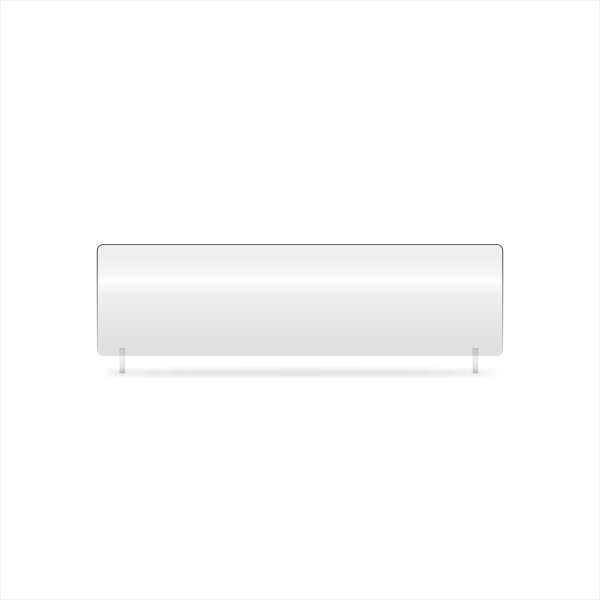 lg033w - White 406x111mm LG EnviroPlate