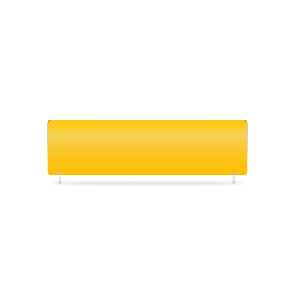 lg033y - Yellow 406x111mm LG EnviroPlate