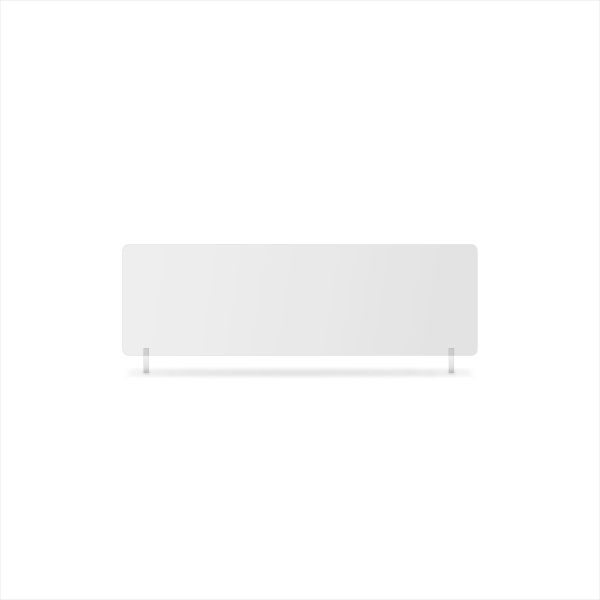 naw017 - 355x111mm Clear-Acrylic