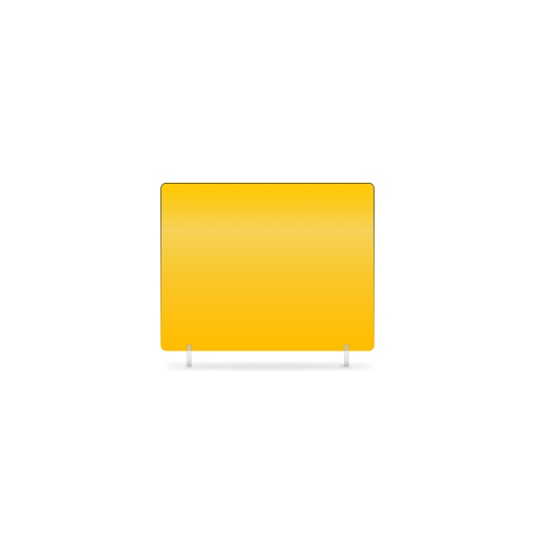 lg093y - Yellow 239x188mm ABS Plates