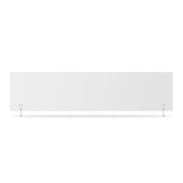 naw077 - 533x127mm Clear Acrylic