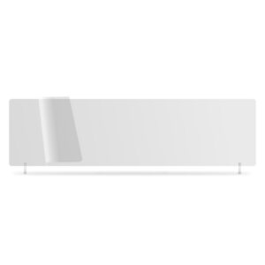 nrw041w - White 559x152mm Wet Reflective