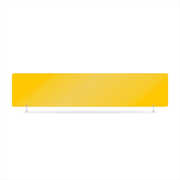 nrd001y - Yellow Oblong Dry Reflective Sheet