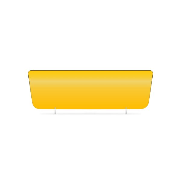 048 Shaped Plate: Yellow EnviroPlate - 552x171mm