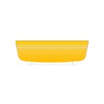 058 Shaped Plate: Yellow EnviroPlate - 560x165mm