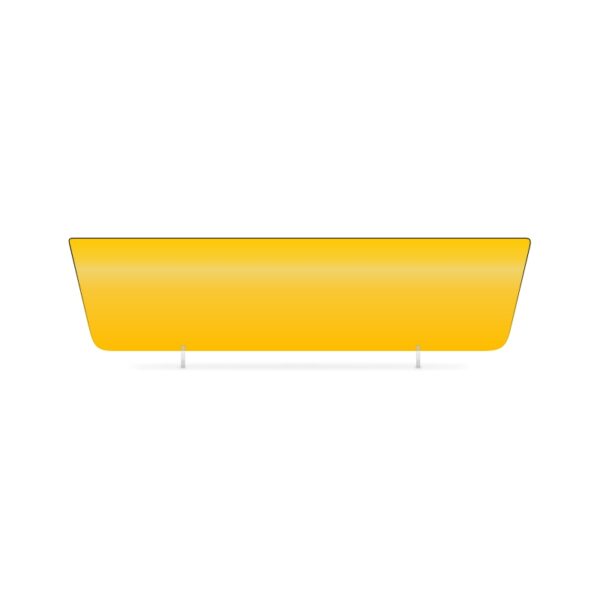 059 Shaped Plate: Yellow EnviroPlate - 615x150mm