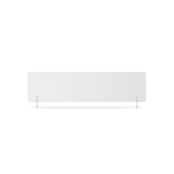 naw023 - 305x76mm Clear Acrylic