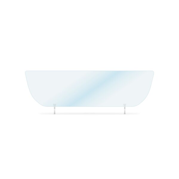 053 Shaped Plate: Clear Acrylic - 575x160mm