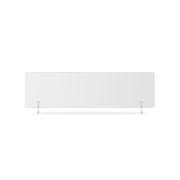 naw079 - 330x90mm Clear Acrylic