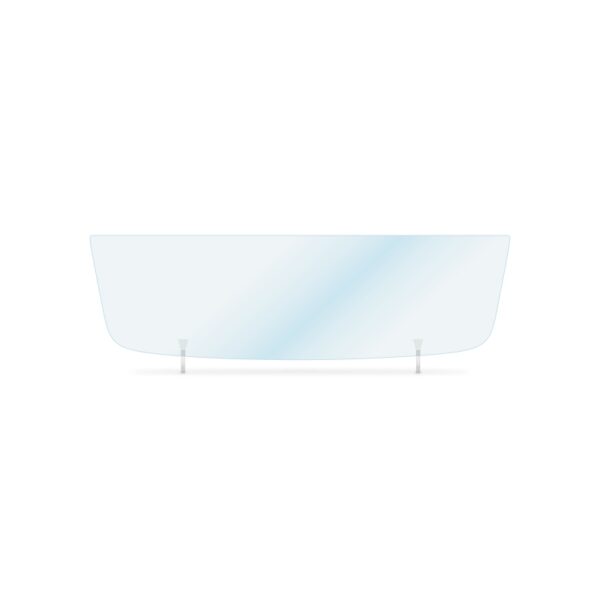 058 Shaped Plate: Clear Acrylic - 560x165mm