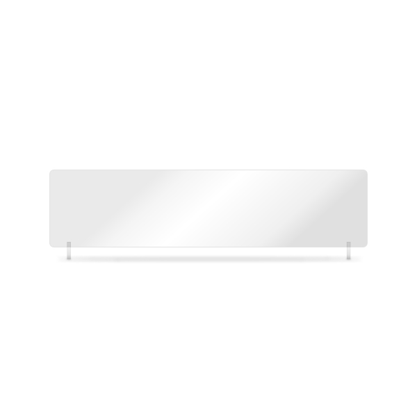 nrd018w - White 457x111mm Dry Reflective