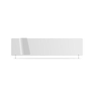 nrw018w - White 457x111mm Wet Reflective