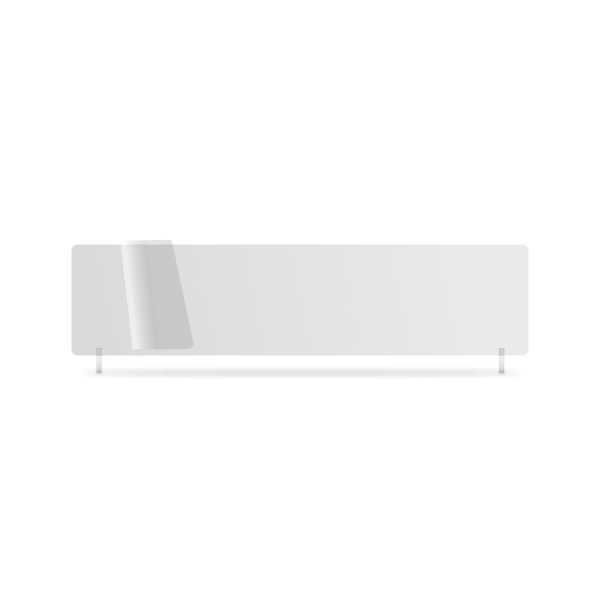 nrw018w - White 457x111mm Wet Reflective