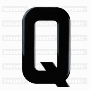 3D GEL Letter Q Digits