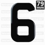 3D GEL Number 6 Digits