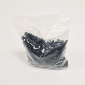100 Black Nuts and Bolts