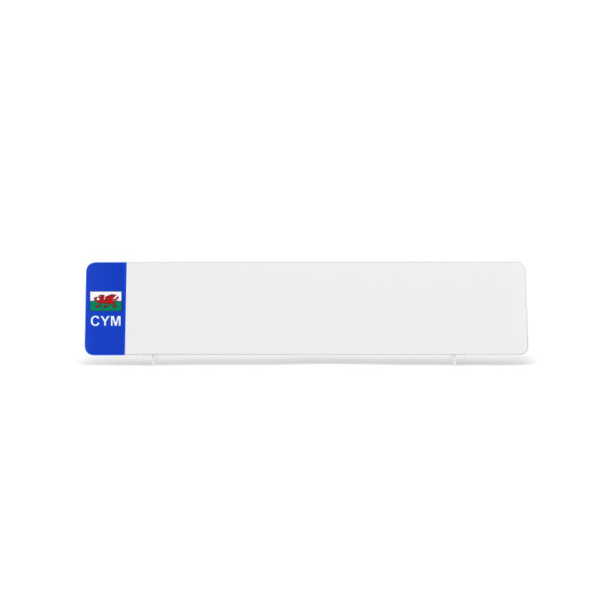 Oblong-White-National-CYM-Flag-Reflective Oblong White National CYM Flag Reflective